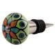Rangoli work Ceramic Wine Stopper